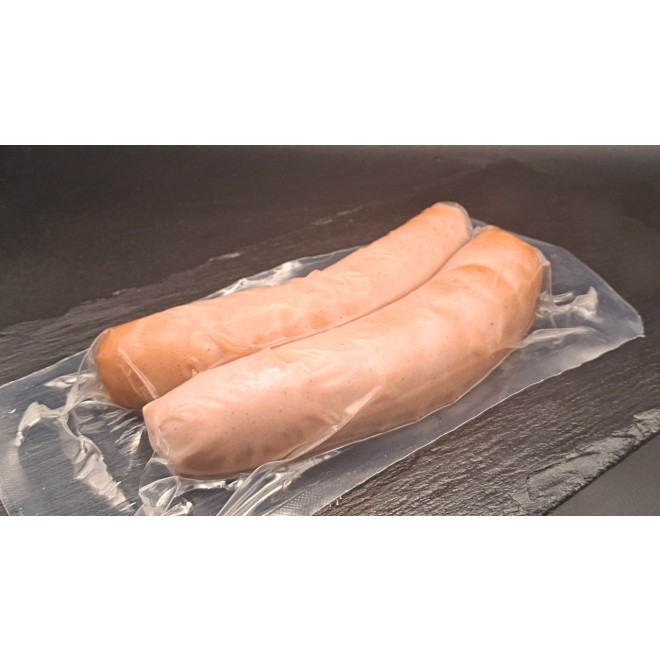 Fettarme Putencurrywurst (2,25€/100g)