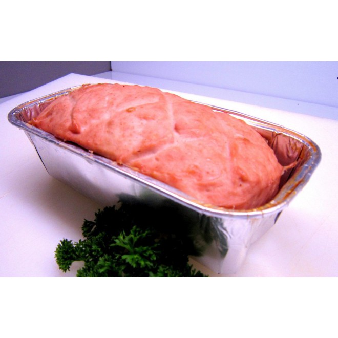 Zwiebelleberkäse zum Backen (1,69€/100g)