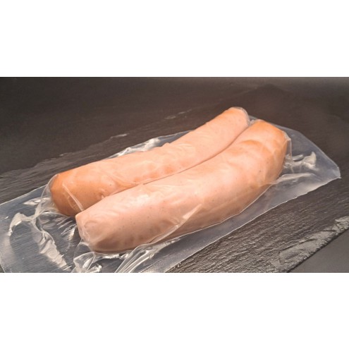 Fettarme Putencurrywurst (2,25€/100g)
